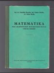 Matematika pro zemědělské mistrovské školy všech oborů - náhled