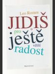 Jidiš pro ještě větší radost - náhled