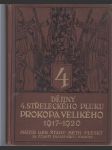 Dějiny 4. střeleckého pluku Prokopa Velikého 1917 - 1920 - náhled