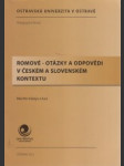 Romové-otázky a odpovědi v českém a slovenském kontextu - náhled