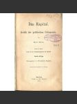 Das Kapital. Kritik der politischen Oekonomie. Zweiter Band [Marx; Kapitál II; svazek 2; druhé vydání] - náhled