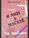 Čtení o noži a mačetě - kratochvíl zdeněk - náhled