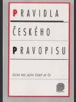 Pravidla českého pravopisu - náhled