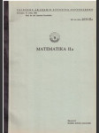 Matematika II a. - Vojenská akademie Antonína Zápotockého. - náhled