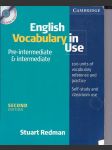 English vocabulary in use / pre-in intermediate -second edition  termediate &+ cd rom included / - náhled