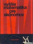 Vyššia matematika pre ekonómov - náhled