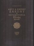 Akty a závery - zákony a ustanovenia Žilinskej synody - náhled