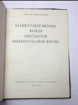 Elementární metody řešení obyčejných diferenciálních rovnic - náhled