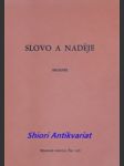 Slovo a naděje ( sborník ) - náhled