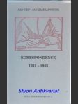 Korespondence 1931 - 1943 - čep jan / zahradníček jan - náhled