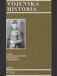 Vojenská história, ročník 3 (4/1999) - náhled