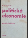 Politická ekonomie - populární učebnice - náhled