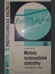 Metody matematické statistiky a jejich aplikace - náhled