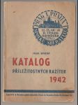 Katalog příležitostných razítek 1942 - náhled