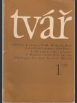 Tvář - 1 / 1969 - kulturní měsíčník - náhled