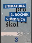 Litaratura pro 3. ročník středních škol - učebnice - zkrácená verze - náhled