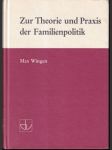 Zur Theorie und Praxis der Familienpolitik - náhled