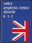 Velký anglicko-český slovník III. P-Z - náhled