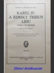 Karel iv. a římský tribun lidu ( cola di rienzi ) - chocholoušek prokop - náhled