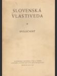 Slovenská vlastiveda III. - náhled