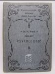 Základy psychologie II: Elementární jevy duševní - Čití a vnímání - náhled