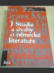 Studie a úvahy o německé literatuře - náhled