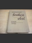 Statistický lexikon obcí ČSSR 1965. Podle správního rozdělení 1. ledna 1965, sčítání lidu, domů a bytů 1. března 1961 - náhled