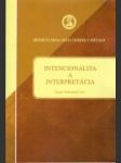 Intencionalita a interpretácia - náhled