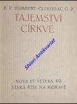 Tajemství církve - clérissac r.p.humbert o. p. - náhled