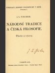 Národní tradice a česká filosofie - náhled