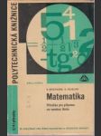 Matematika. Příručka pro přípravu na vysokou školu - náhled