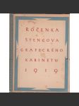 Ročenka Štencova grafického kabinetu, 1919 [Z obsahu: Tvorba nakladatelství Štenc - knižní úprava, typografie, ilustrace, krásná kniha] - náhled