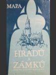 Mapa hradů a zámků Československé republiky - náhled