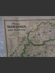 Mapa Slovenska a stát Maďarský - náhled