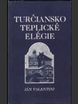 Turčiansko teplické elégie - náhled