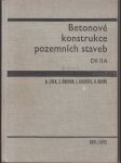 Betonové konstrukce pozemních staveb / díl II A - náhled