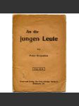 An die jugen Leute	["Mladým lidem"; politika; anarchismus; socialismus] - náhled