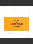 Les 1920 dans la poésie française de Belgique ["Dvacátá léta ve francouzské poezii v Belgii"; francouzská poezie; Belgie] - náhled