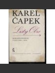 Listy Olze (Karel Čapek - Olga Scheinpflugová - korespondence, dopisy) - náhled