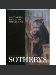 Sotheby's. Continental Books and Manuscripts [aukční katalog; aukce; iluminované rukopisy; knihy; rukopisy; staré tisky] - náhled