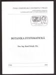 Botanika systematická - náhled