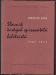 Slovník českých spisovatelů beletristů 1945-1956 - náhled