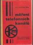 Měření telefonních kanálů - náhled