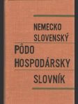 Nemecko-slovenský pôdohospodársky slovník - náhled