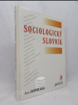 Sociologický slovník - náhled