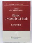 Zákon o vlastnictví bytů: Komentář - náhled