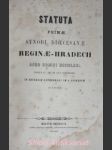 Statuta primae synodi dioecesanae Reginae-Hradecii anno domini 1863 diebus 15. 16. et 17. septembris in ecclesia cathedrali ad S. Spiritum celebratae - náhled