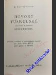 Hovory tuskulské - cicero marcus tullius - náhled