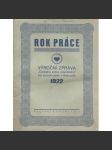 Rok práce. Výroční zpráva Českého srdce vídeňského čsl. sociální péče v Rakousku 1922 - náhled