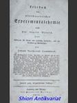 Lehrbuch der pharmazeutischen Experimentalchemie nach der neueren Theorie. Zum Gebrauch für Ärzte und praktischen Apotheker und als Leitfaden zu Vorlesungen - TROMMSDORFF Johann Bartholomä - náhled